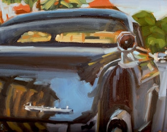 The Imperial - Original Oil Painting on 5x7 inch Ampersand Gessobord