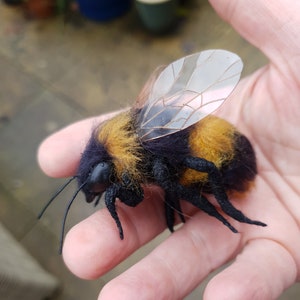 Large felted Bumble bee