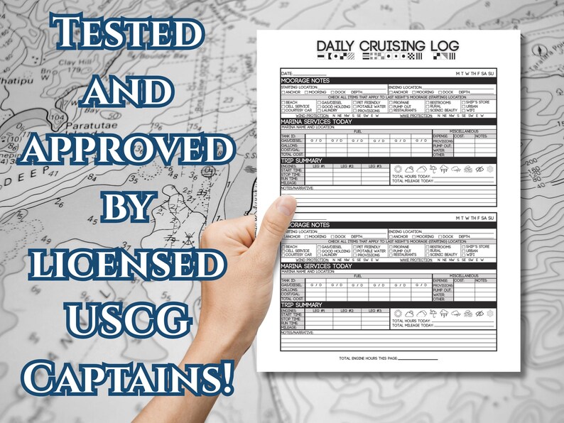 Printable Daily Ship's Log, Ship Captain's Log (digital Download) - Etsy