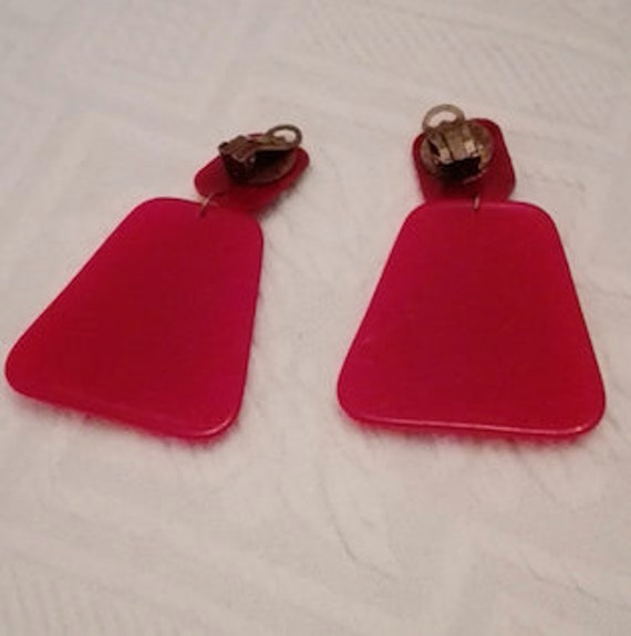 Plastic ear clips red/a little black - image 9
