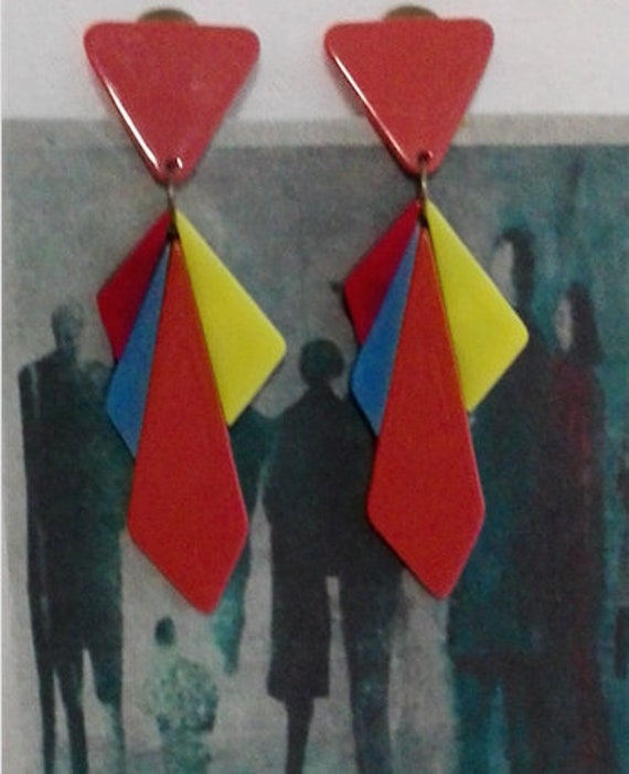 Colorful plastic ear clips