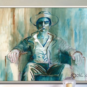 Large Wall Art, Large Painting, Paintings on Canvas, Figure Painting, Large Canvas Art, Manly Decor, Living Room Painting, Manly Wall Art