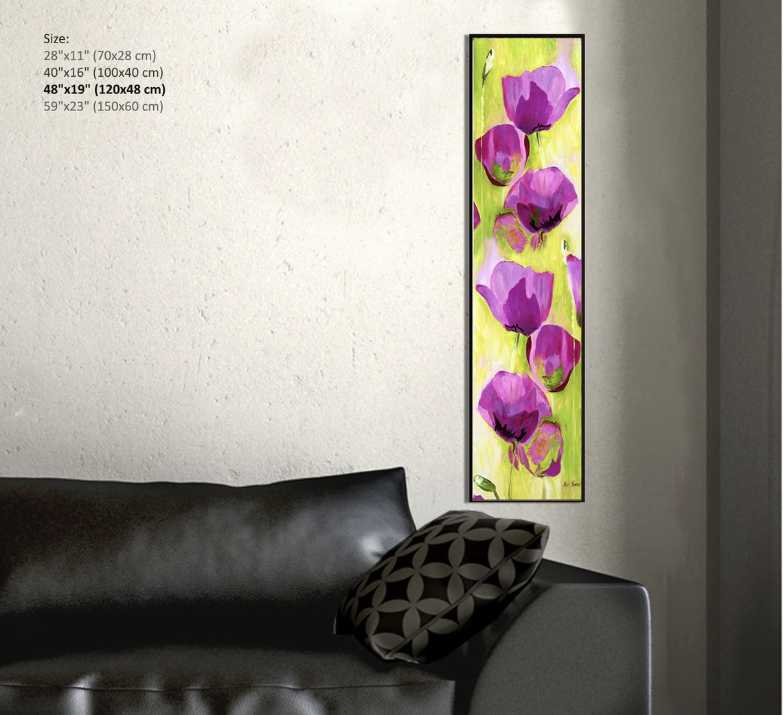 Vertical Wall Art Large Wall Art Tall Living Room Art Etsy UK
