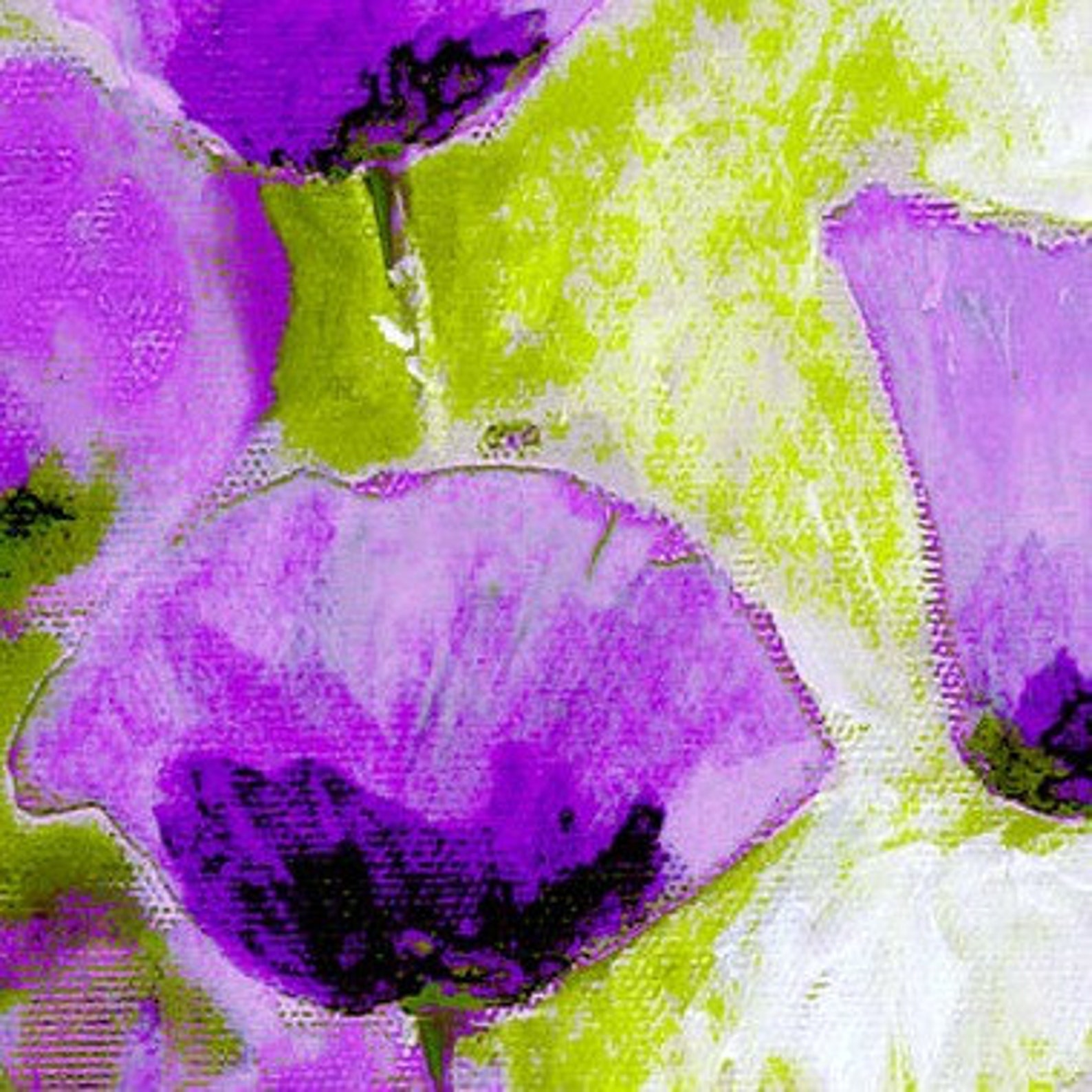 Flower Wall Art Art Set Of 2 Flower Art Set Bedroom Wall Etsy