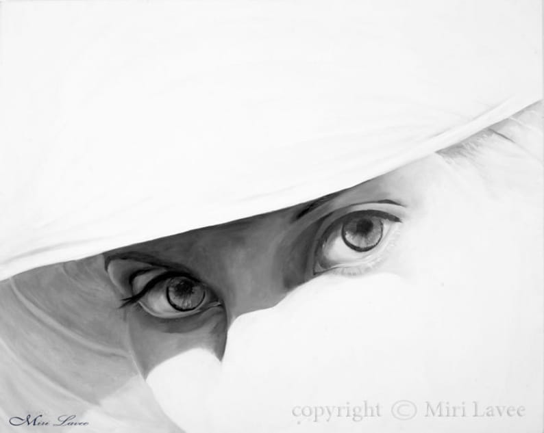 Original Painting Portrait Painting Woman Painting Unique Etsy