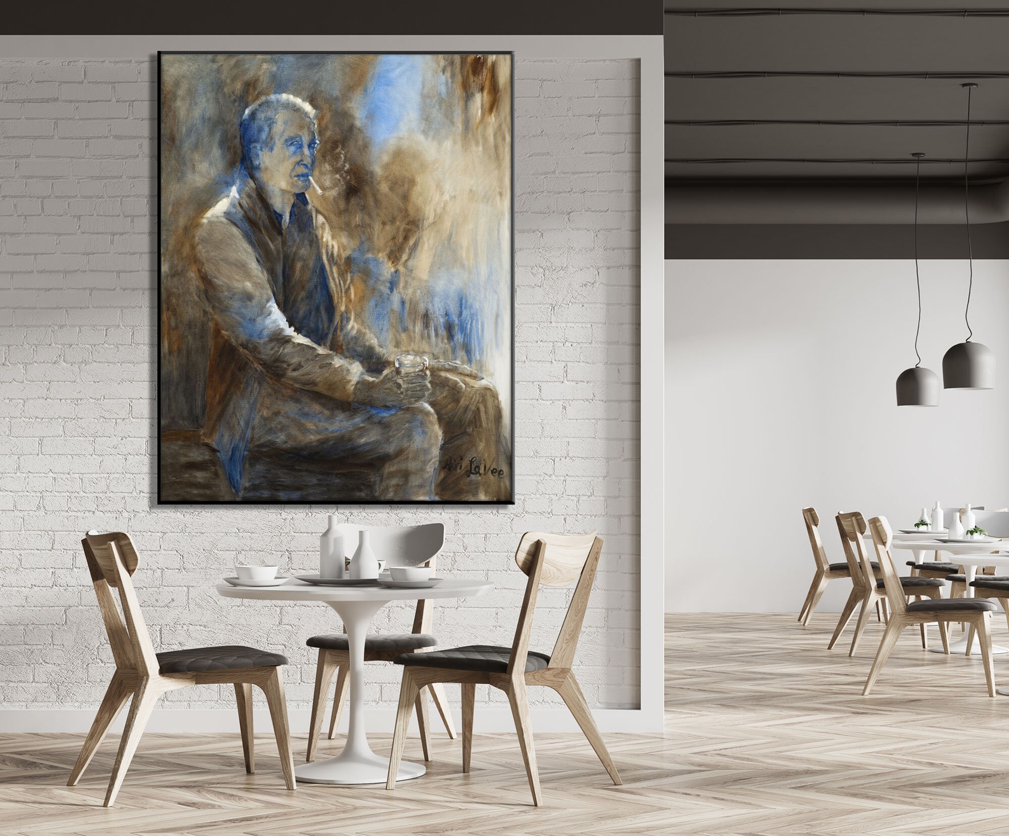 Large Wall Art, Large Painting, Paintings on Canvas, Masculine Art