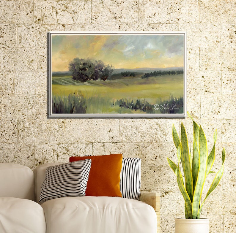 Landscape Art Landscape Wall Art Living Room Wall Art Etsy