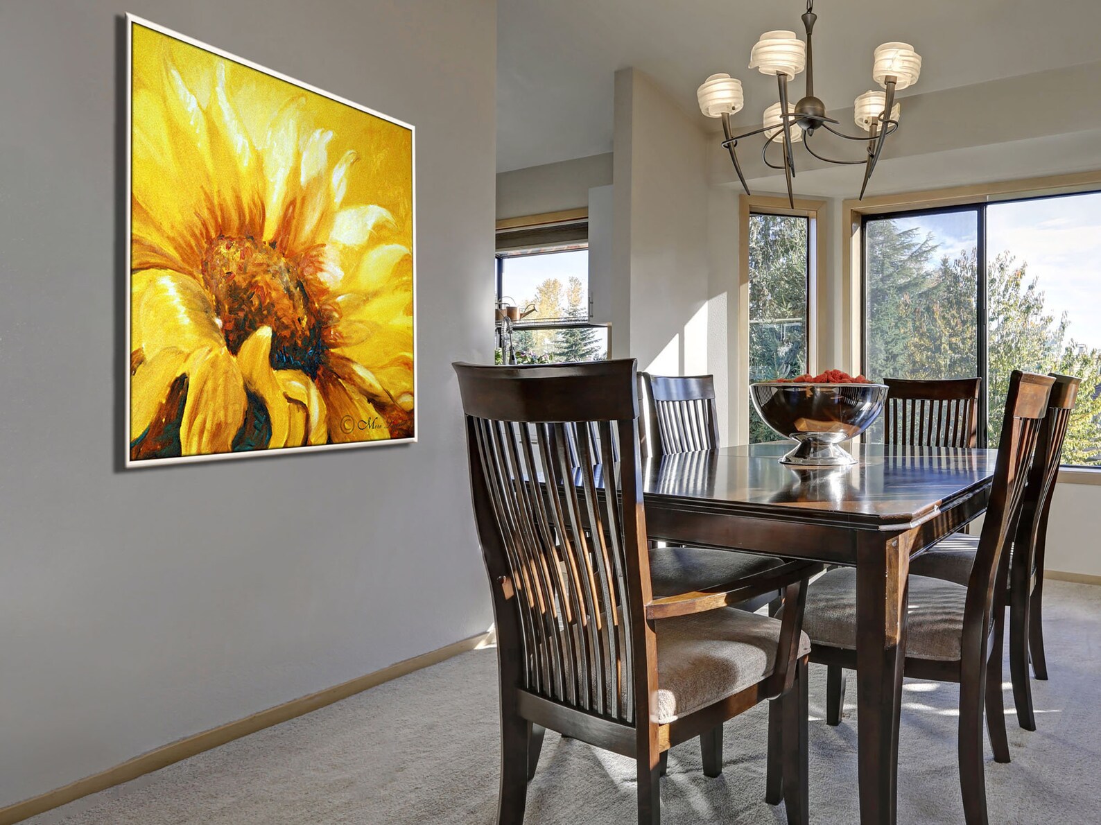 Large Wall Art Oil Painting on Canvas Canvas Art Yellow Etsy