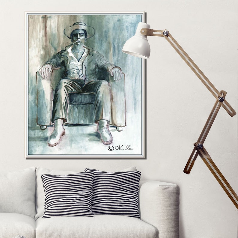 Art Print Large Wall Art Figure Art Manly Extra Large Wall Etsy