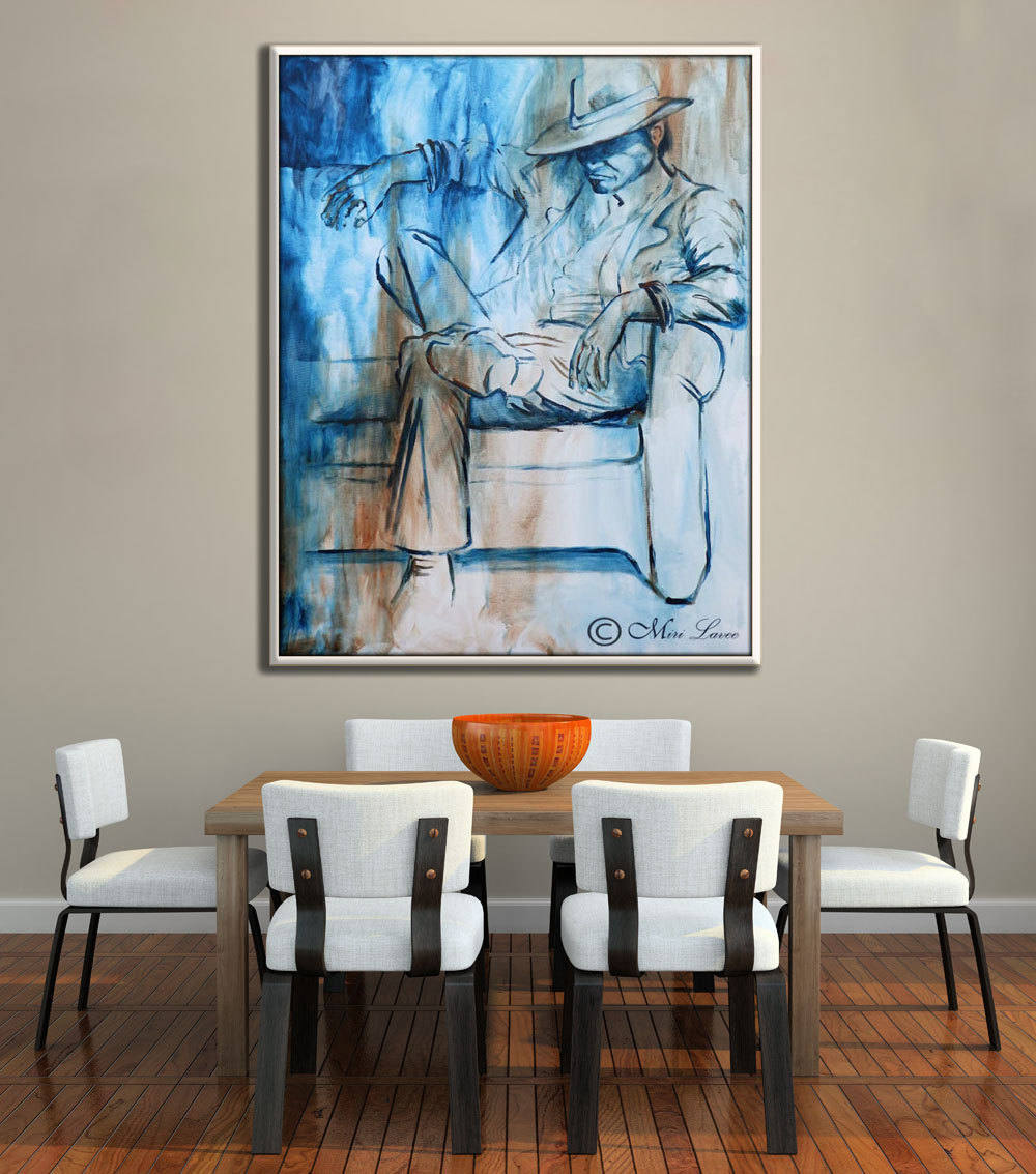 Large Canvas Art Print Men Office Decor Man Office Wall Art Etsy UK