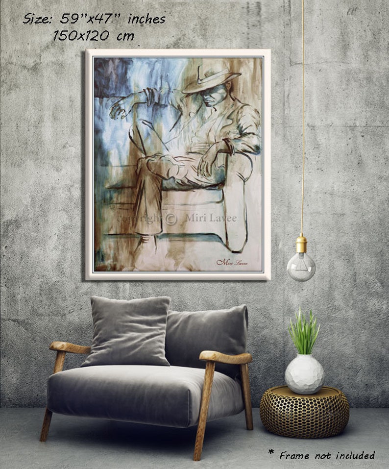 Large Wall Art Figure Art for Men Extra Large Wall Art Etsy