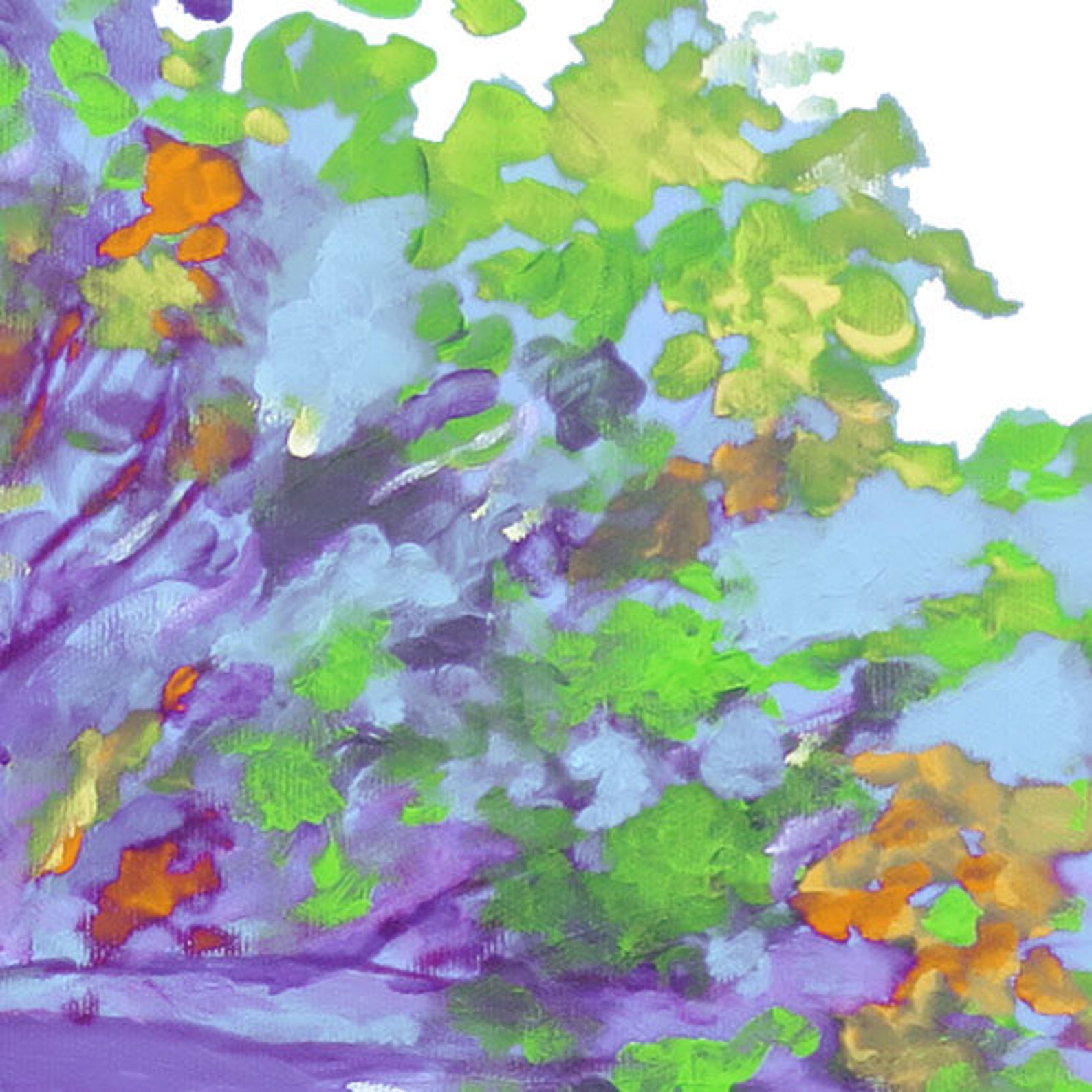 Tree Wall Art Large Landscape Art Modern Living Room Art Etsy