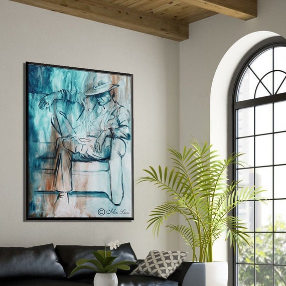 Living Room Decor Abstract Canvas Art Modern Art Canvas Etsy