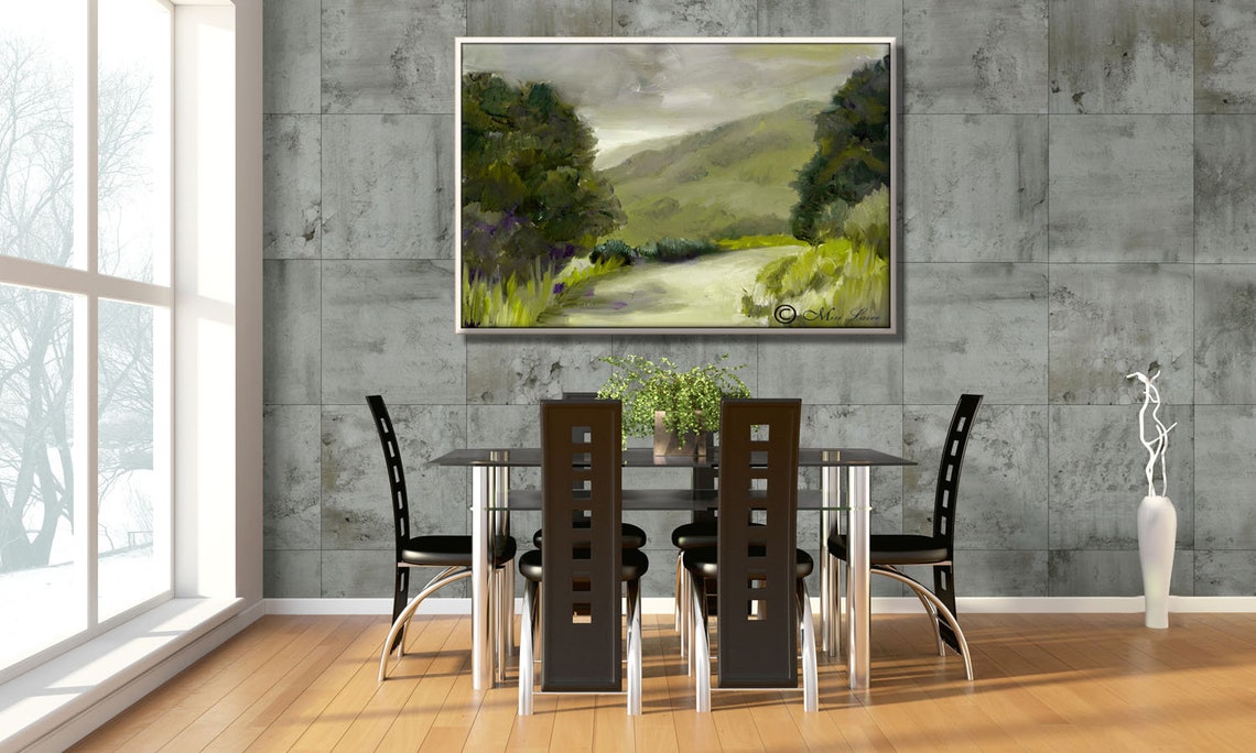 Canvas Wall Art Landscape Print Landscape Art Living Room Etsy