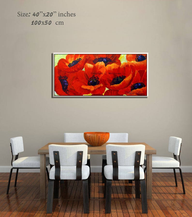 Paintings on canvas Large Painting Vibrant Wall Art Oil Etsy