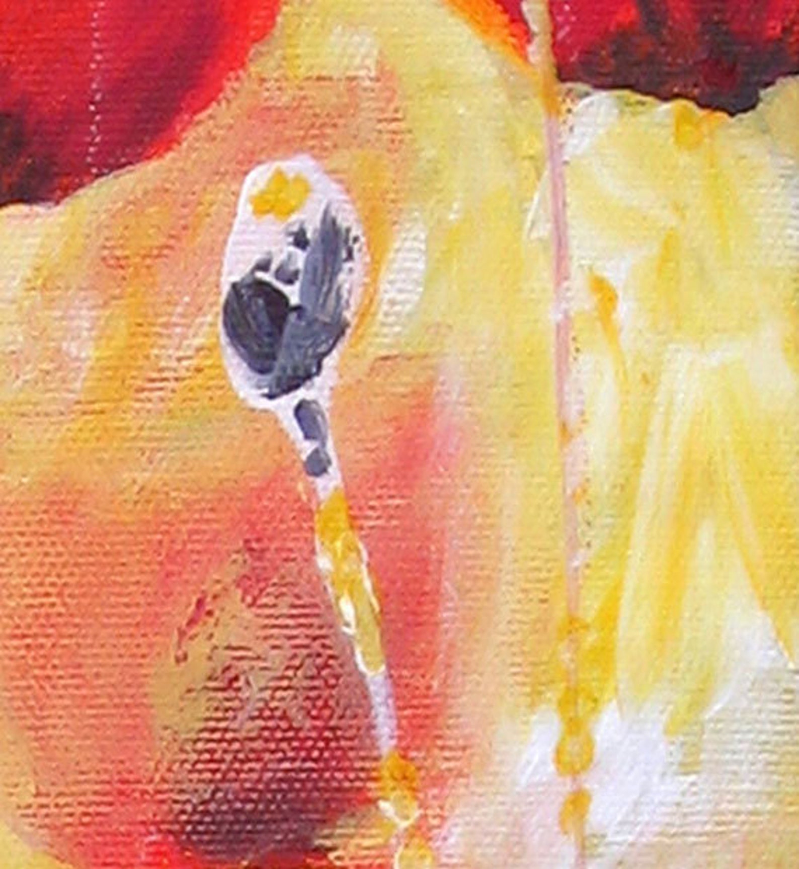 Vertical Wall Art Red Poppies Wall Art Large Tall Living Etsy