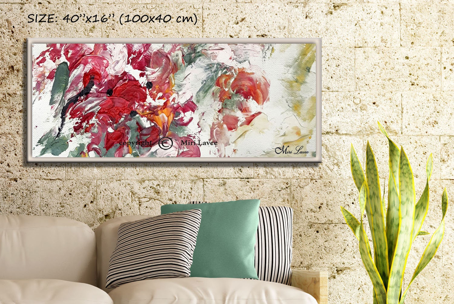 Abstract Painting Vertical Living Room Painting Large Etsy