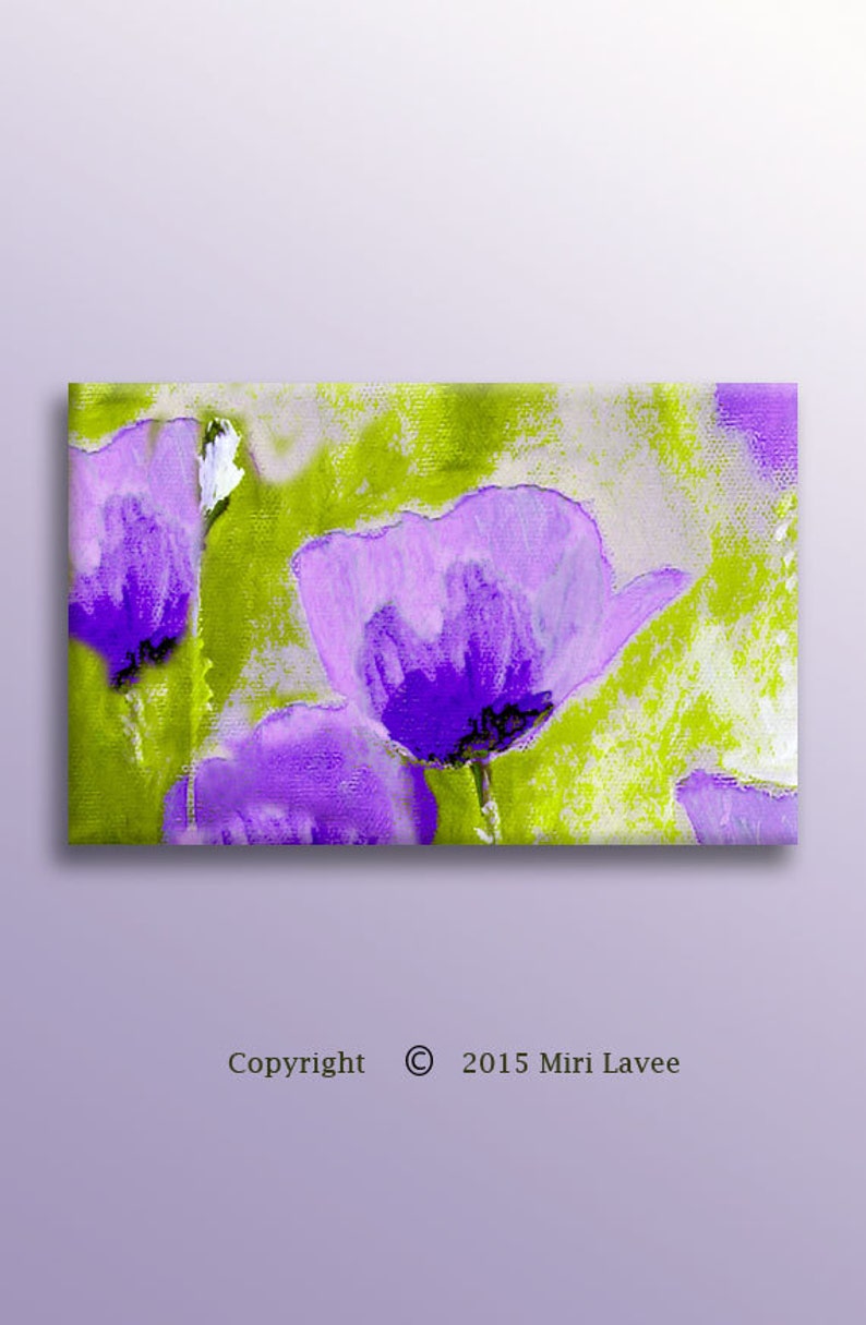 Flower Painting Big painting Vibrant Wall Art Bedroom Etsy