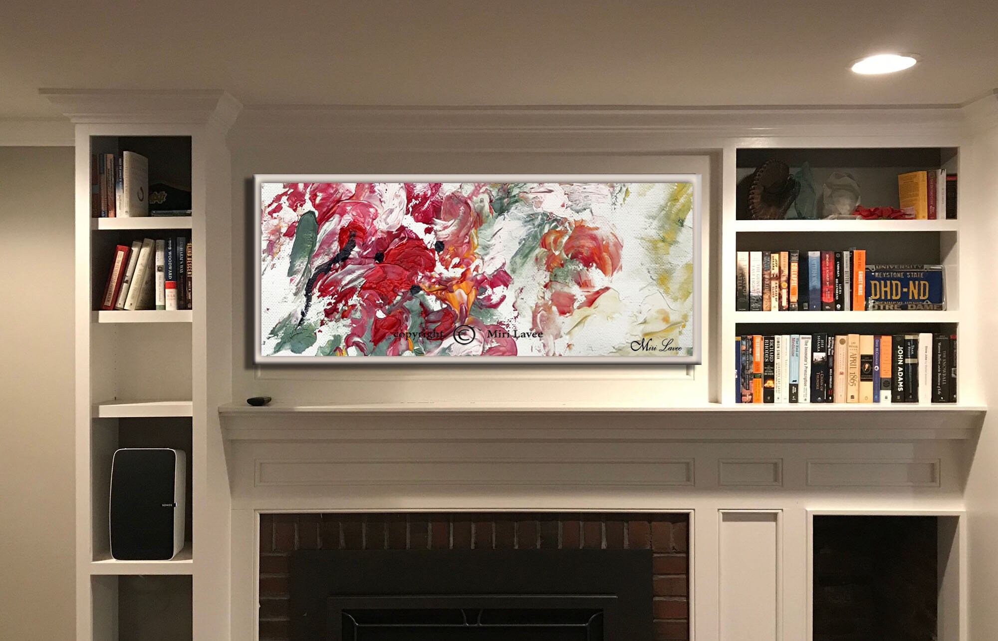 Abstract Painting Vertical Living Room Painting Large - Etsy