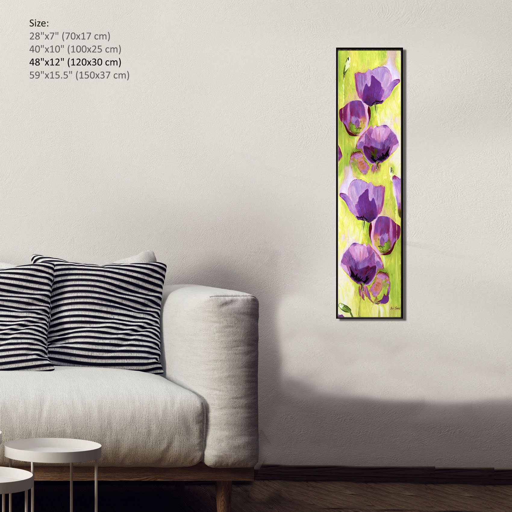 Long Narrow Wall Art Long Vertical Wall Art Vrtical Narrow Etsy UK