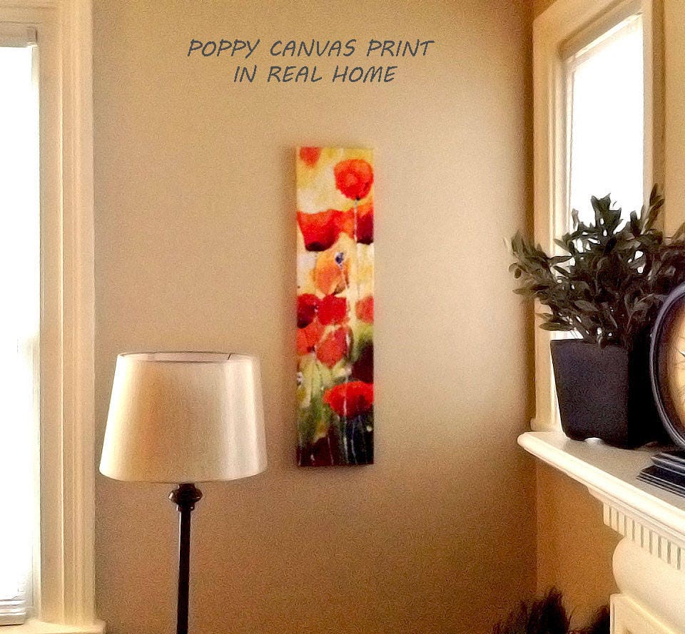 Large Vertical Art Abstract Flowers Art for Living Room Etsy