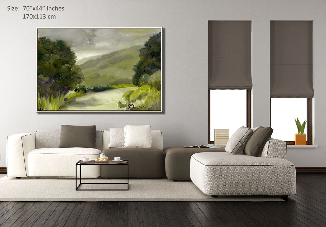 Canvas Wall Art Landscape Print Landscape Art Living Room Etsy