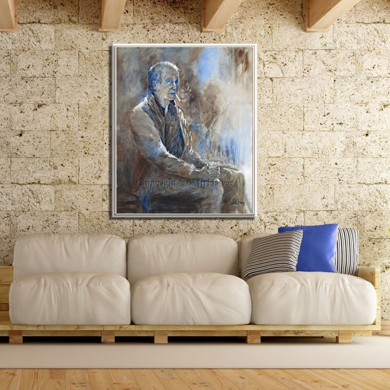 Art Print Large Wall Art Figure Art Manly Extra Large Wall Etsy