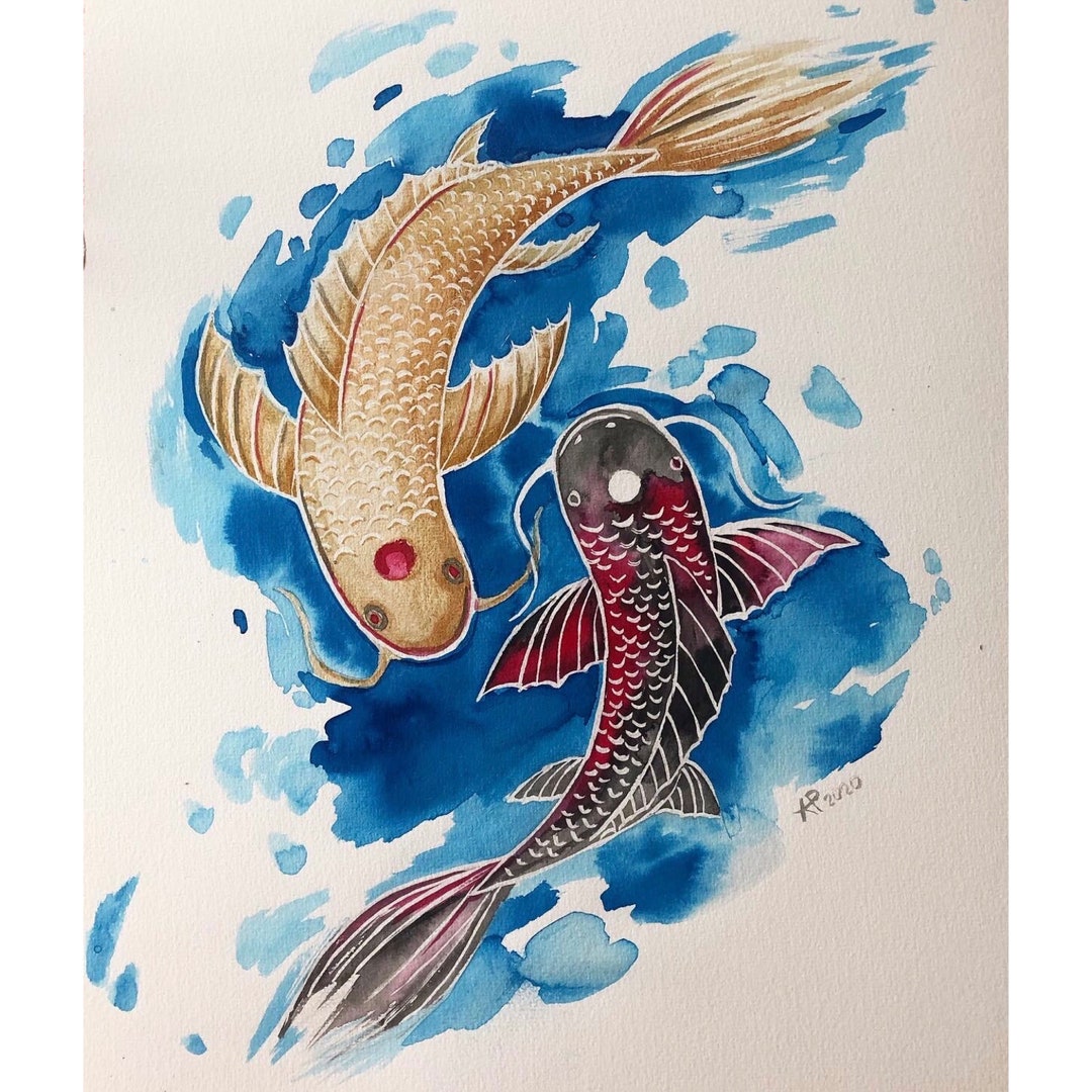 絵画　鯉 il_1080xN.6072472674_nc1r.jpg