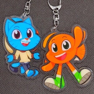 Pendentifs Gumball et Darwin
