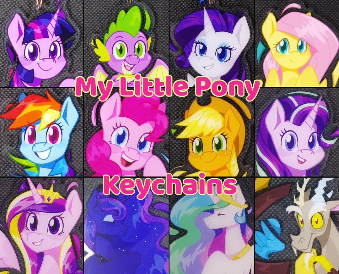 My Little Pony Keychains - Etsy