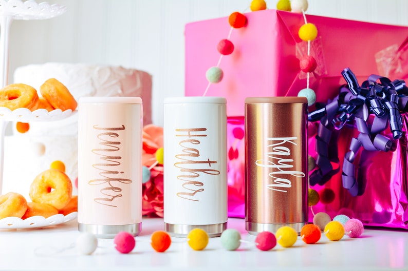 Personalized Can Seltzer Cooler Birthday Gift Idea for Her Etsy