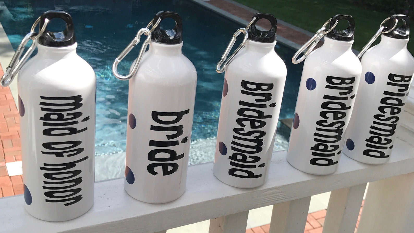 Personalized Aluminum Water Bottles Birthday Favor Water Etsy