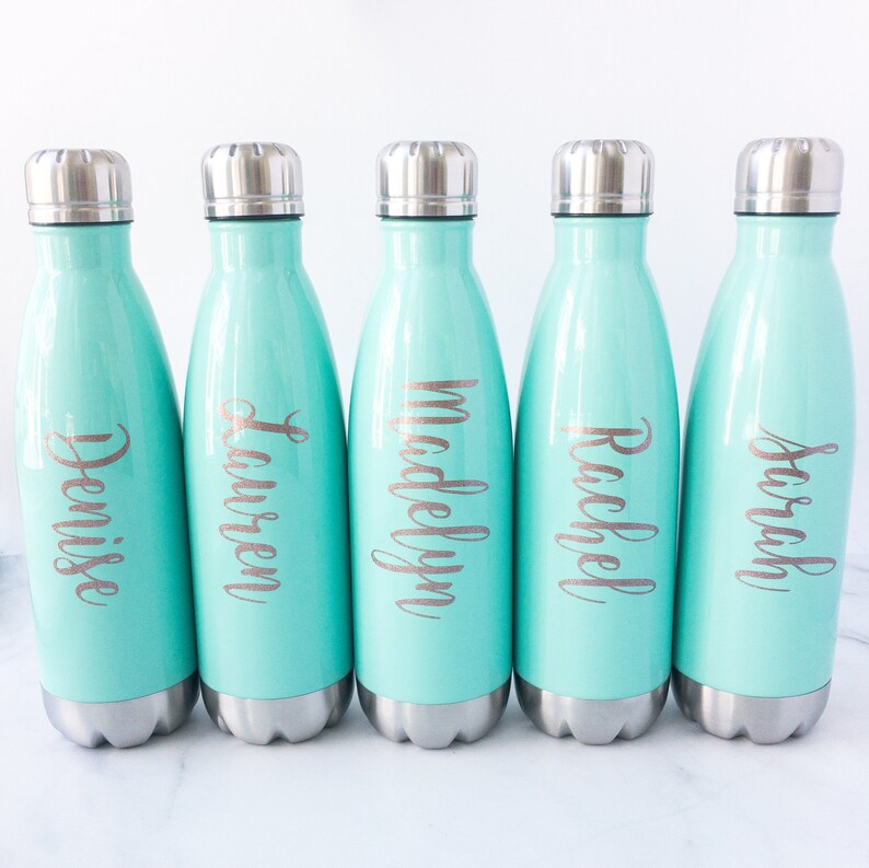Personalized Water Bottles Monogram Water Bottle Gift For Etsy