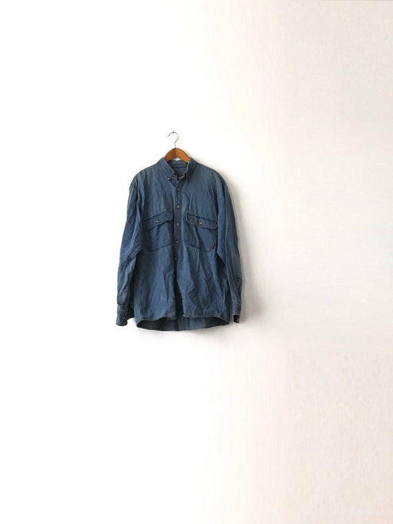 timberland denim shirt