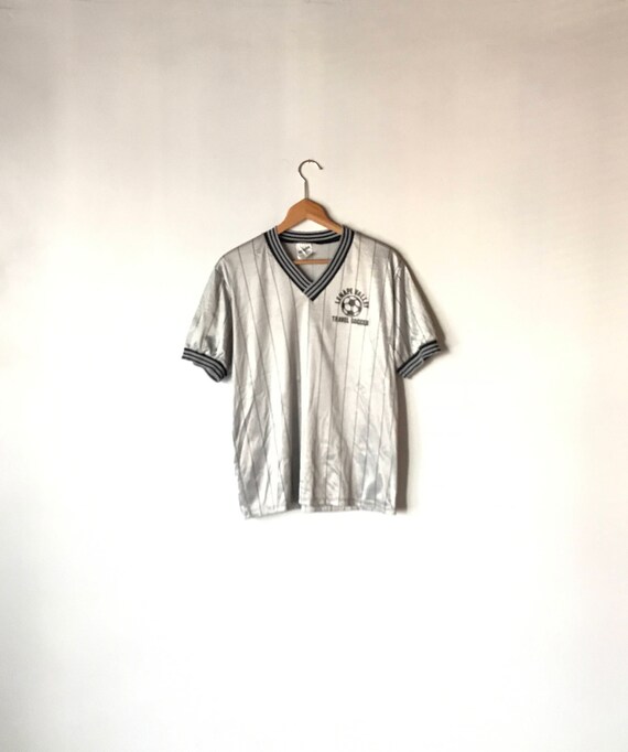 silver soccer jersey