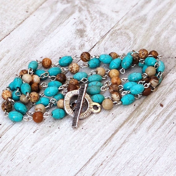 Long Layering Necklace wrap bracelet Convertible Necklace boho bead layered necklace long beaded necklace bobo beaded wrap bracelet