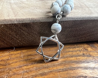 Simple yet Modern Silver Star of David Necklace, Bat Mitzvah Gift, Customize, Jewish Jewelry, Jewish Star Necklace, Silver Magen David