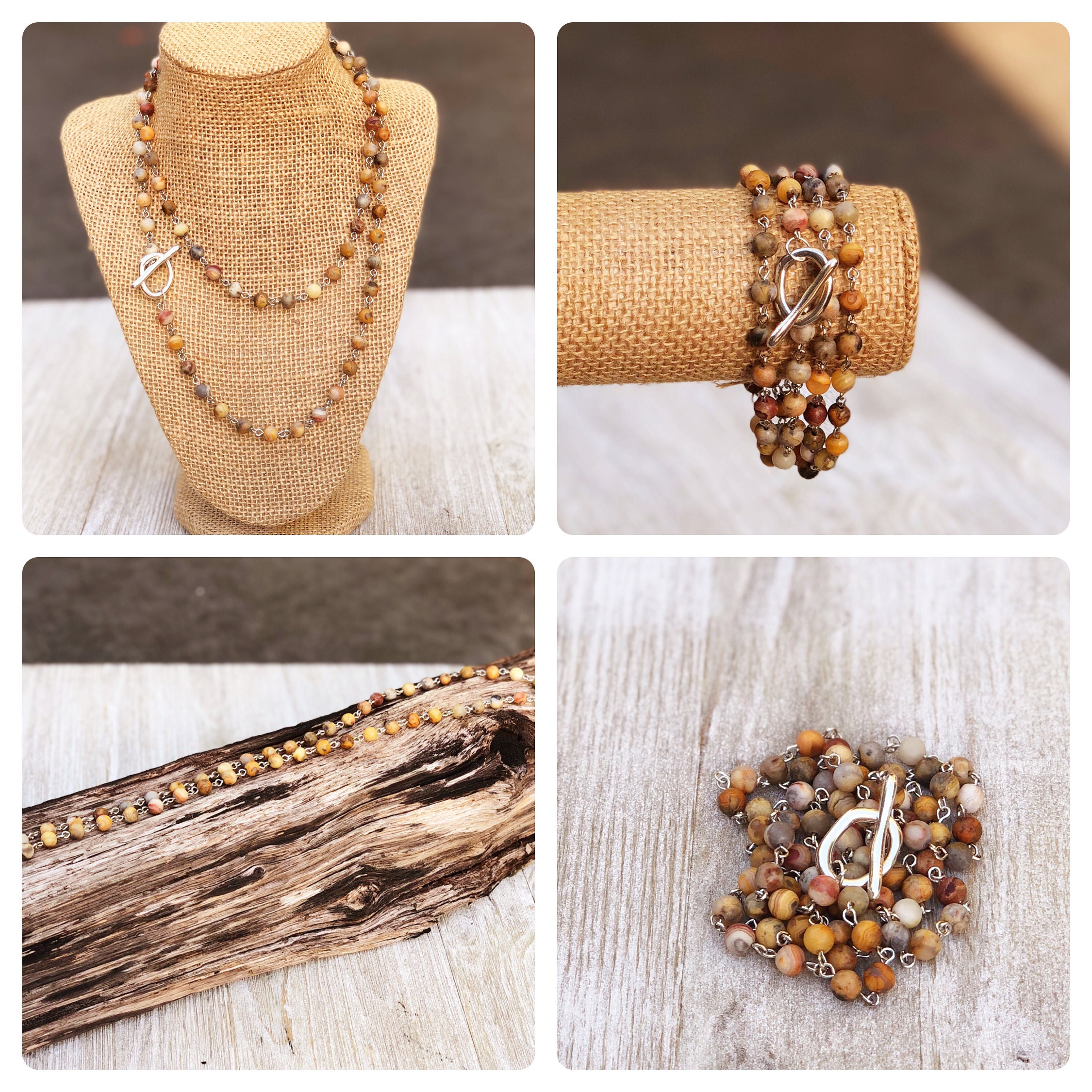 Long Layering Necklace wrap bracelet Convertible Necklace boho bead layered necklace long beaded necklace bobo beaded wrap bracelet
