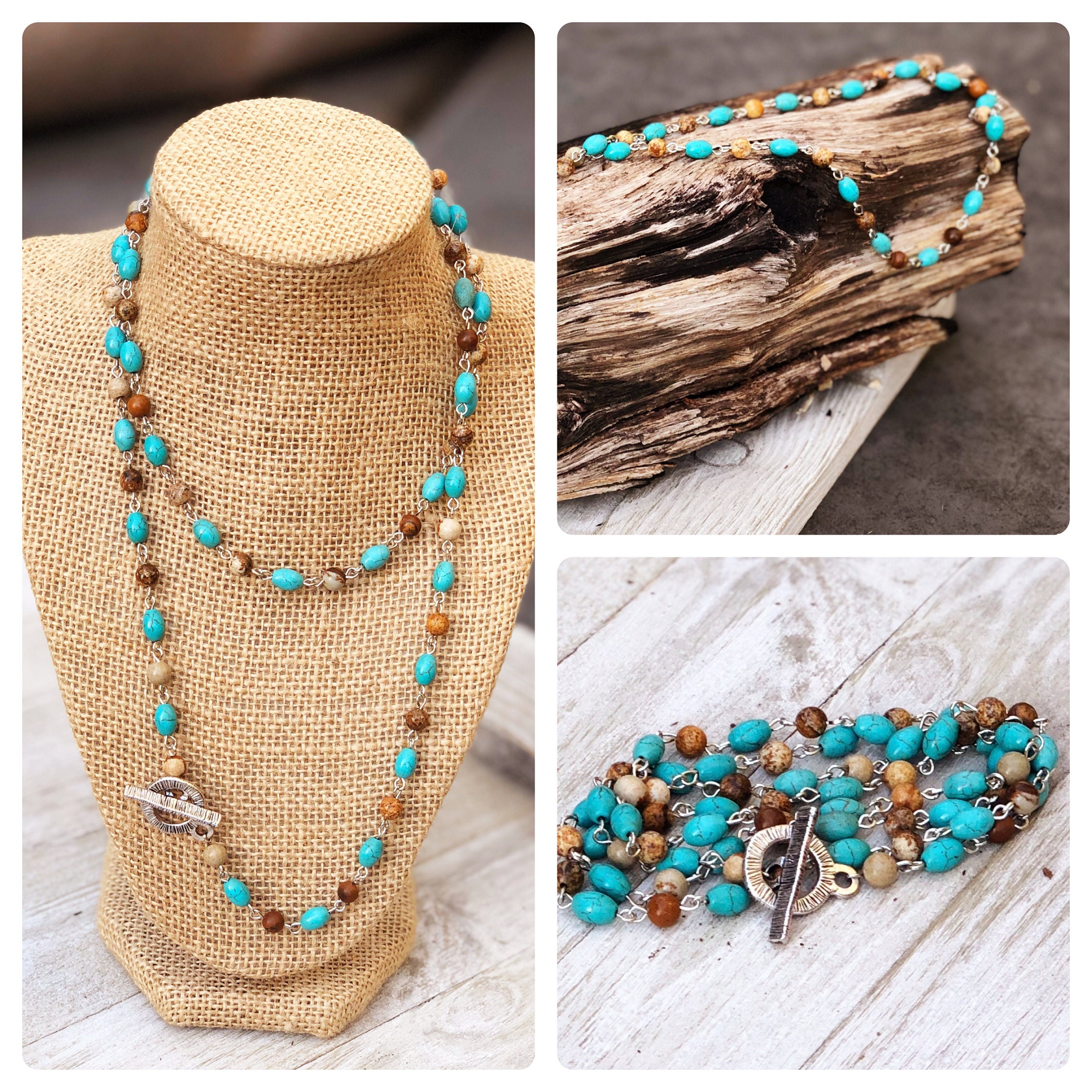 Long Layering Necklace wrap bracelet Convertible Necklace boho bead layered necklace long beaded necklace bobo beaded wrap bracelet