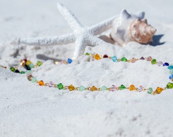 Eye Glasses Chain  |  Eye Glasses Holder   |  Trendy Glasses Accessories  |  Colorful Reading Glasses Chain  |  Wire Wrapped Glasses Chain