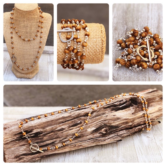 Long Layering Necklace wrap bracelet Convertible Necklace boho bead layered necklace long beaded necklace bobo beaded wrap bracelet
