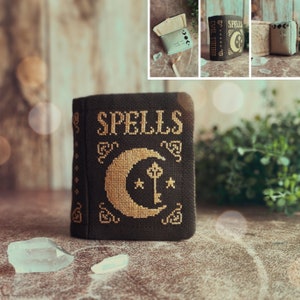 Book of Spells Pincushion Cross Stitch Pattern