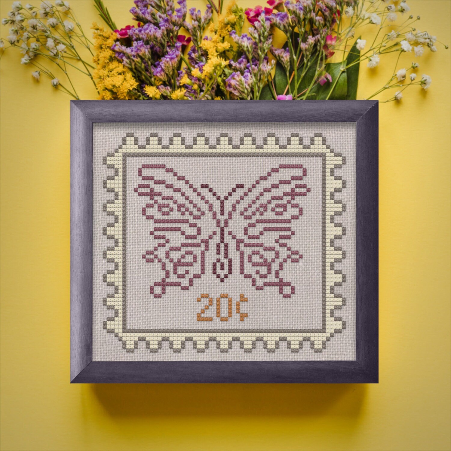 Autumn Garden Project Bag · Wild Violet Cross Stitch