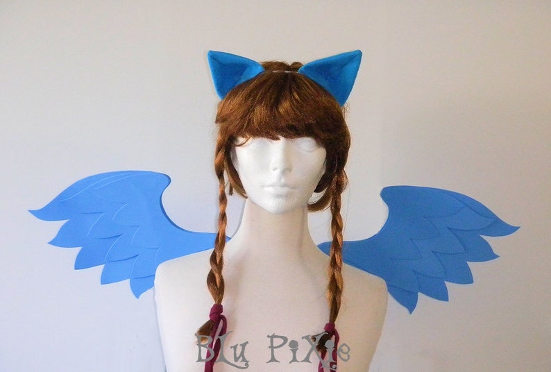 Pony Wings, Ears Kids and Adult Brony Cons Cosplay Accessories My Little Pony Halloween Costume Rainbow Dash Set