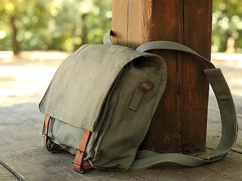 Vintage Military Backpack Yugoslav Army 80 / Student Bag / Etsy