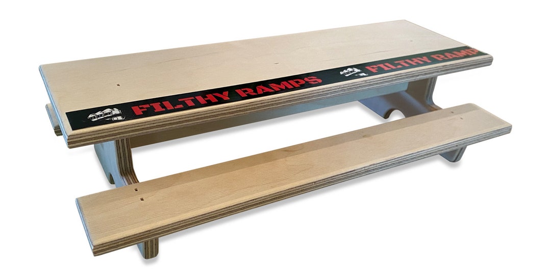 Filthy Fingerboard Ramps Yosemite Picnic Table With NO Aluminum Ledge