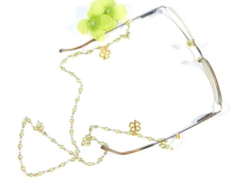 Glasses Chain Shamrock Charms (FS55)