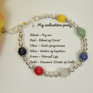 Salvation Bracelet in Gemstones (B120)