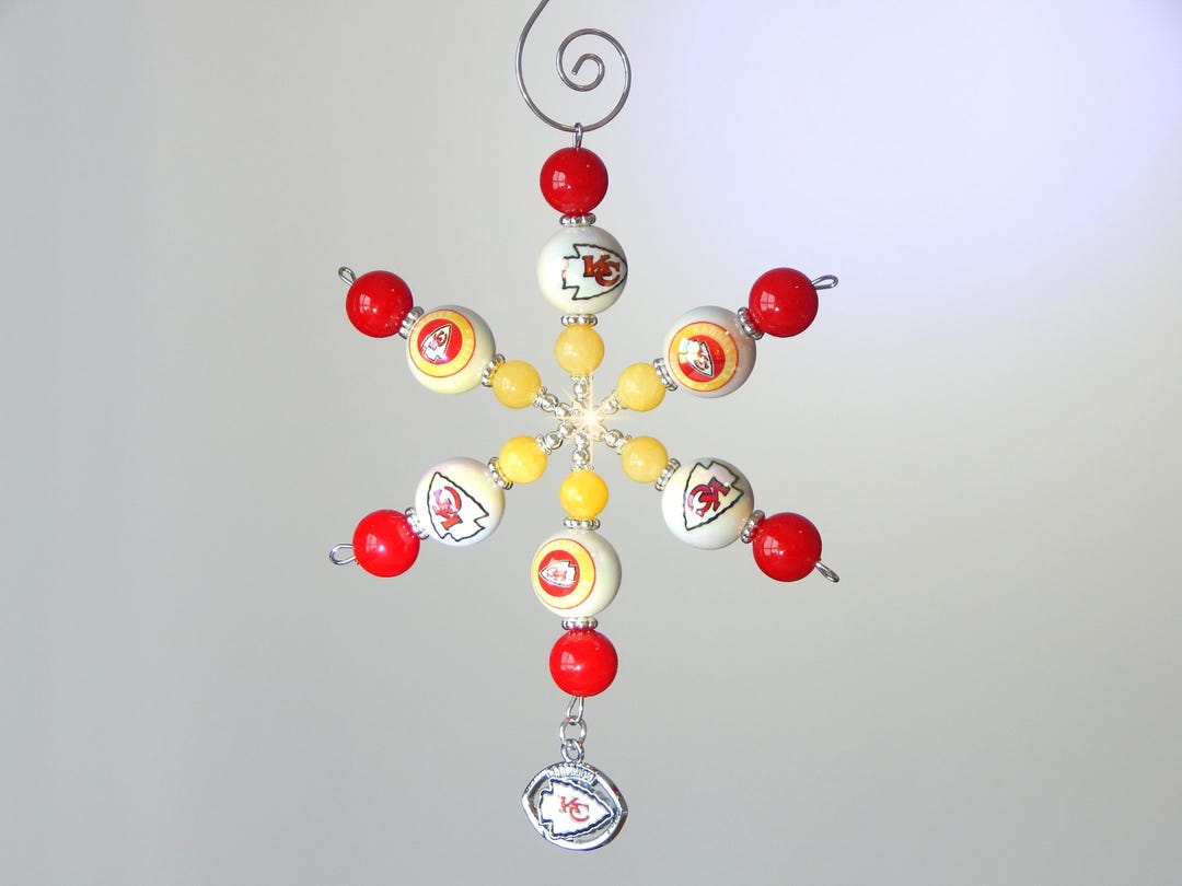 Snowflake Christmas Ornament Football Team (S94) - Etsy