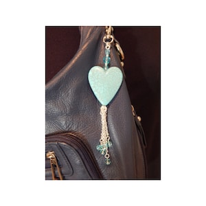 Heart and Chain Purse Charm (FS3)